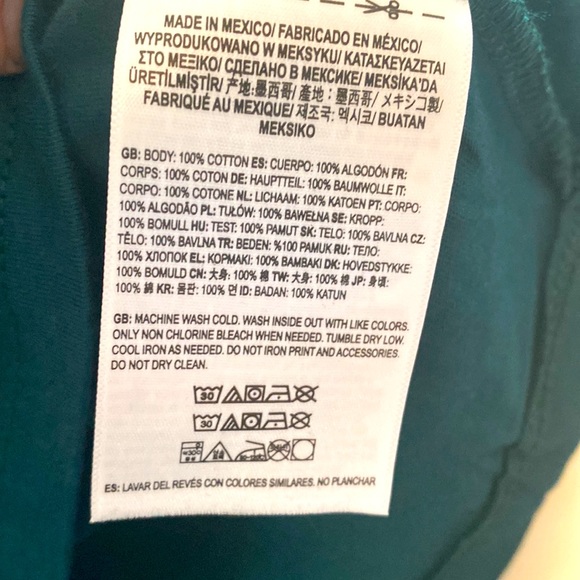 Unisex Cotton Vans Short Sleeve Crew Neck Shirt L NWT - Picture 5 of 7